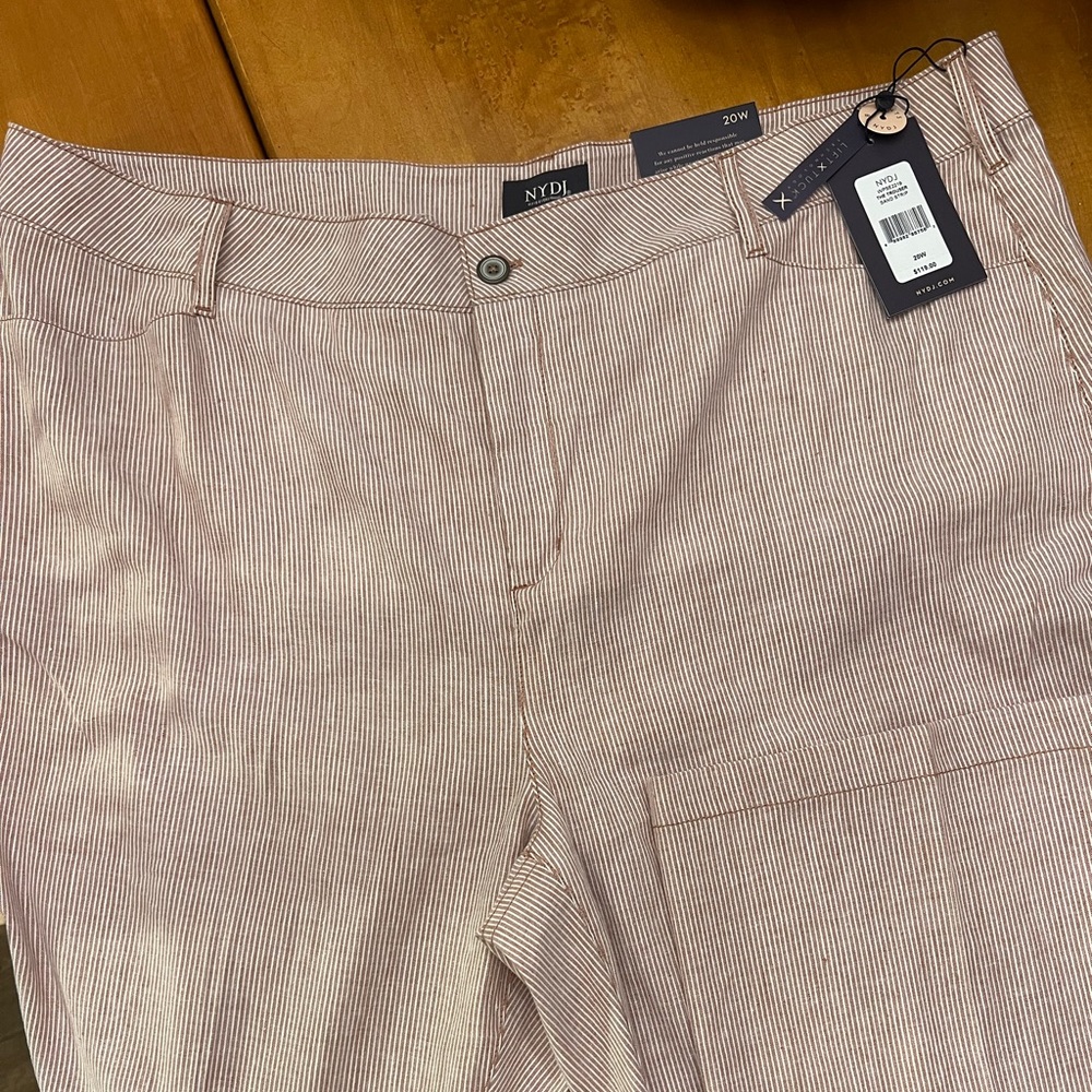 NYDJ linen wide leg pants